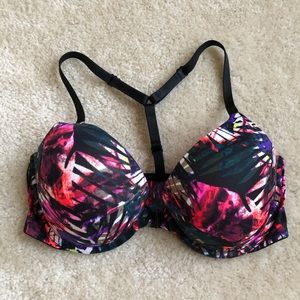 NWOT - PINK VS Racer Back Push-Up Bra 34D